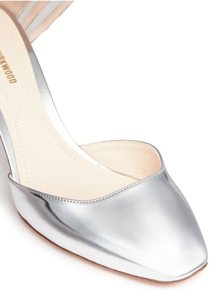 Detail View - Click To Enlarge - NICHOLAS KIRKWOOD - 'Zaha' ombré cylindrical heel mirror pumps