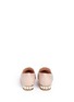 Back View - Click To Enlarge - NICHOLAS KIRKWOOD - 'Casati' faux pearl heel leather skimmer loafers