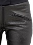 Detail View - Click To Enlarge - PREEN BY THORNTON BREGAZZI - Leather front leggings