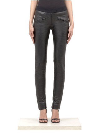 Main View - Click To Enlarge - PREEN BY THORNTON BREGAZZI - Leather front leggings