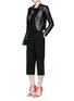 Figure View - Click To Enlarge - ALICE & OLIVIA - 'Maude' strass heart and lip wool cardigan