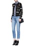 Figure View - Click To Enlarge - ALICE & OLIVIA - 'Kym Peace Love' embellished wool cardigan