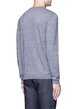 Back View - Click To Enlarge - TOPMAN - Salt And Pepper' cotton sweater