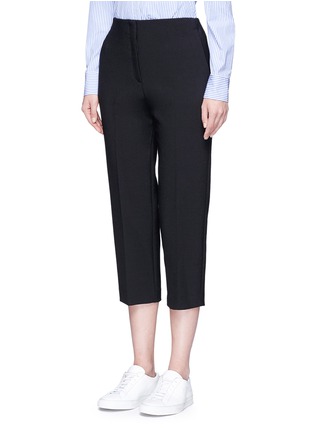 Front View - Click To Enlarge - THEORY - 'Athewin' cropped high waist pants