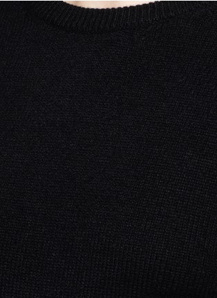 Detail View - Click To Enlarge - THEORY - 'Salomina' tie back cashmere sweater