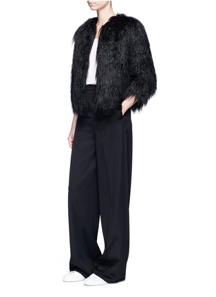 Figure View - Click To Enlarge - THEORY - 'Elastana 2' faux fur coat