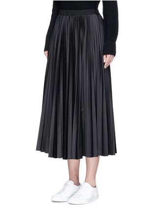 Front View - Click To Enlarge - THEORY - 'Dorothea' pleated skirt