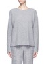 Main View - Click To Enlarge - THEORY - 'Twylina' split back cashmere sweater