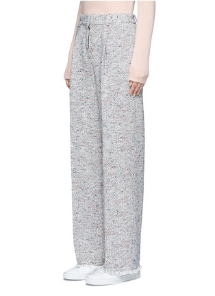 Front View - Click To Enlarge - THEORY - 'Adamaris R' tweed wide leg pants