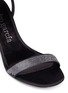 Detail View - Click To Enlarge - PEDRO GARCIA  - 'Xela' crystal pavé satin strappy sandals