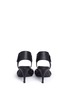Back View - Click To Enlarge - PEDRO GARCIA  - 'Yola' matte pebbled leather sandals