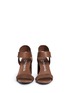 Front View - Click To Enlarge - PEDRO GARCIA  - 'Yenta' leather and suede sandals