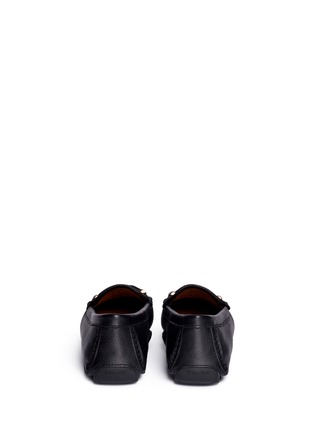 Back View - Click To Enlarge - COACH - 'Arlene' turnlock grainy leather loafers