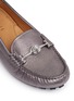 Detail View - Click To Enlarge - COACH - 'Arlene' turnlock tumbled leather loafers