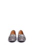 Front View - Click To Enlarge - COACH - 'Arlene' turnlock tumbled leather loafers