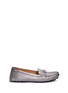 Main View - Click To Enlarge - COACH - 'Arlene' turnlock tumbled leather loafers
