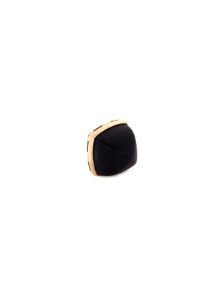 Main View - Click To Enlarge - FRED - 'Pain de sucre' ebony wood 18k yellow gold pyramid medium charm