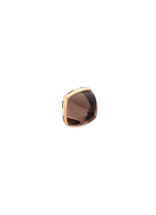 Main View - Click To Enlarge - FRED - 'Pain de sucre' smoked quartz 18k rose gold pyramid medium charm