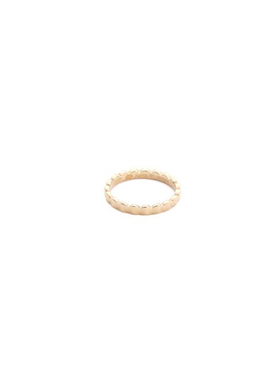 Main View - Click To Enlarge - FRED - 'Une Ile d'Or' 18k yellow gold scalloped ring