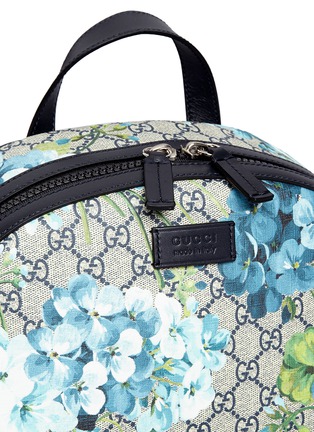 Detail View - Click To Enlarge - GUCCI - 'GG Blooms' print backpack