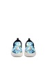 Front View - Click To Enlarge - GUCCI - 'GG Blooms' print canvas skate slip-ons