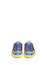 Front View - Click To Enlarge - GUCCI - Floral jacquard stripe sneakers