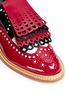 Detail View - Click To Enlarge - CLERGERIE - x Disney 'Royal' card suit lasercut patent leather brogues