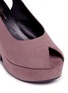 Detail View - Click To Enlarge - CLERGERIE - 'Dylanl' slingback suede platform wedge sandals
