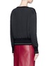 Back View - Click To Enlarge - CHLOÉ - Quilted virgin wool blend sweater