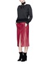 Figure View - Click To Enlarge - CHLOÉ - Quilted virgin wool blend sweater