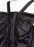 Detail View - Click To Enlarge - CHLOÉ - Ruffle trim silk shantung jumpsuit