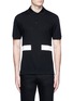 Main View - Click To Enlarge - GIVENCHY - Contrast band polo shirt
