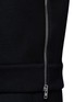 Detail View - Click To Enlarge - GIVENCHY - Zip neoprene sweatshirt
