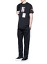 Figure View - Click To Enlarge - GIVENCHY - Leg zip bonded jersey sweatpants
