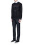 Figure View - Click To Enlarge - GIVENCHY - Cross perforated sweatshirt