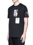 Front View - Click To Enlarge - GIVENCHY - American flag print patch T-shirt