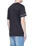 Back View - Click To Enlarge - GIVENCHY - Columbian fit lily print T-shirt
