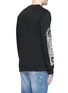 Back View - Click To Enlarge - GIVENCHY - Abstract Jesus print sweatshirt