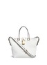 Main View - Click To Enlarge - - - 'Rosaria' mini grainy leather zip tote