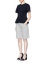 Figure View - Click To Enlarge - T BY ALEXANDER WANG - Double knit jersey flared top