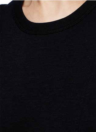 Detail View - Click To Enlarge - T BY ALEXANDER WANG - Double knit jersey flare tank dress