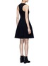 Back View - Click To Enlarge - T BY ALEXANDER WANG - Double knit jersey flare tank dress