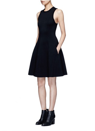 Figure View - Click To Enlarge - T BY ALEXANDER WANG - Double knit jersey flare tank dress