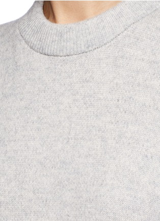 Detail View - Click To Enlarge - T BY ALEXANDER WANG - Wool-cashmere long dickie sweater vest