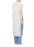 Back View - Click To Enlarge - T BY ALEXANDER WANG - Wool-cashmere long dickie sweater vest