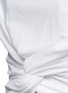 Detail View - Click To Enlarge - T BY ALEXANDER WANG - Twist front cropped T-shirt