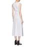 Back View - Click To Enlarge - T BY ALEXANDER WANG - Twist cutout front midi tank dress