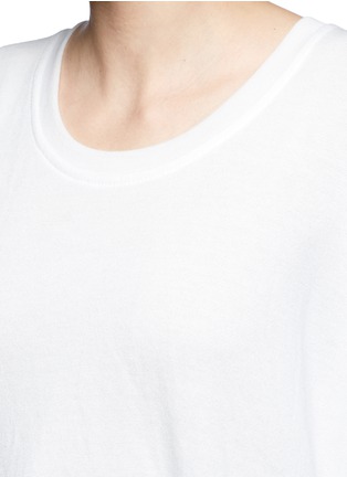 Detail View - Click To Enlarge - T BY ALEXANDER WANG - Dolman sleeve enzyme wash French terry sweatshirt