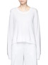 Main View - Click To Enlarge - T BY ALEXANDER WANG - Dolman sleeve enzyme wash French terry sweatshirt