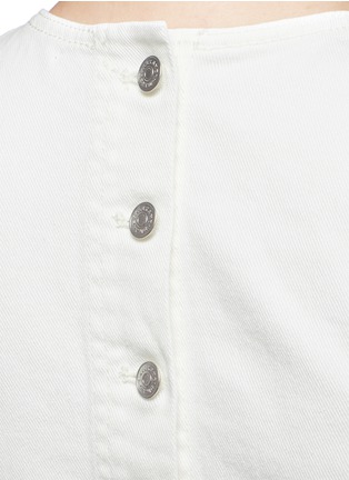 Detail View - Click To Enlarge - T BY ALEXANDER WANG - Cotton twill shift dress